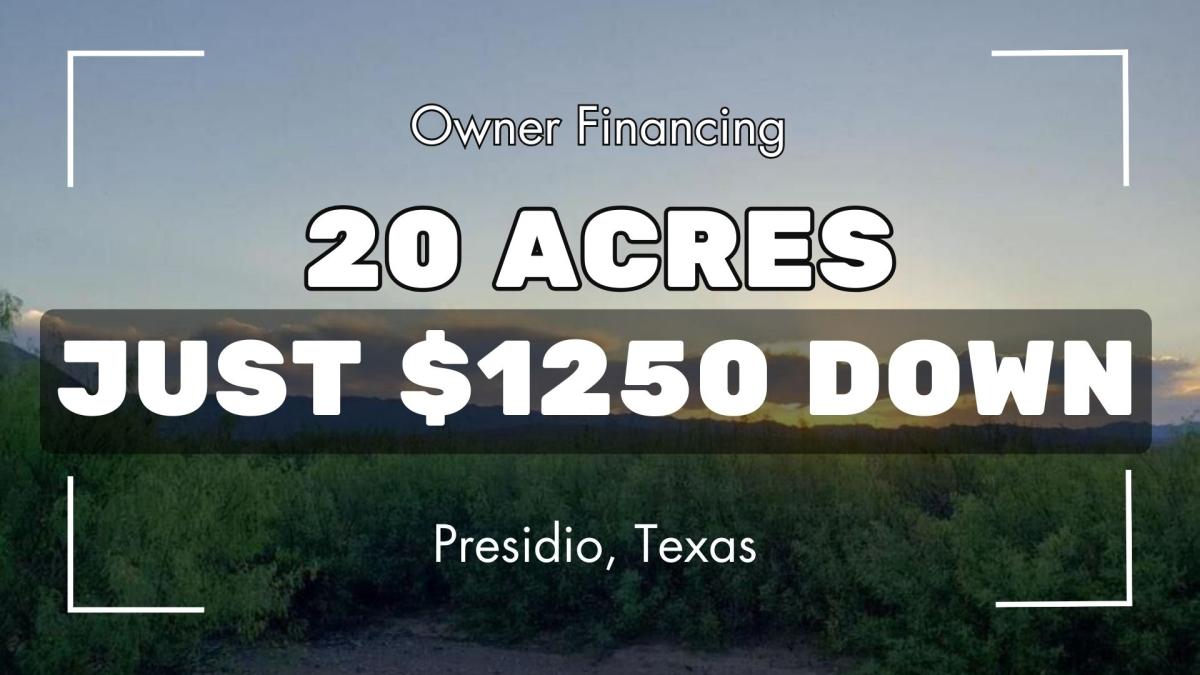  20 Acres for Sale in Adobes, Texas