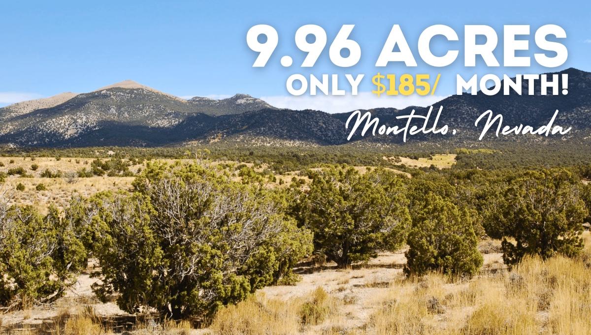  9.96 Acres for Sale in Montello, Nevada