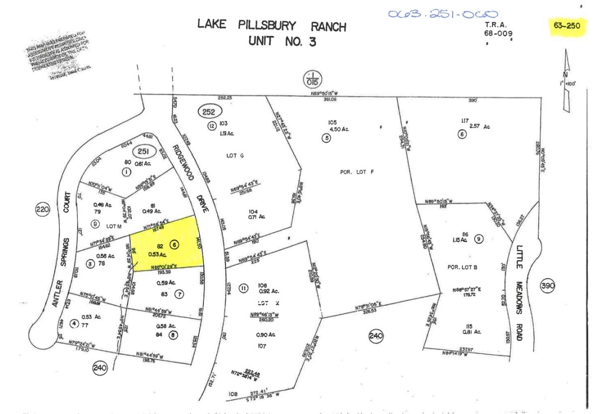  .53 Acres for Sale in Potter Valley, California