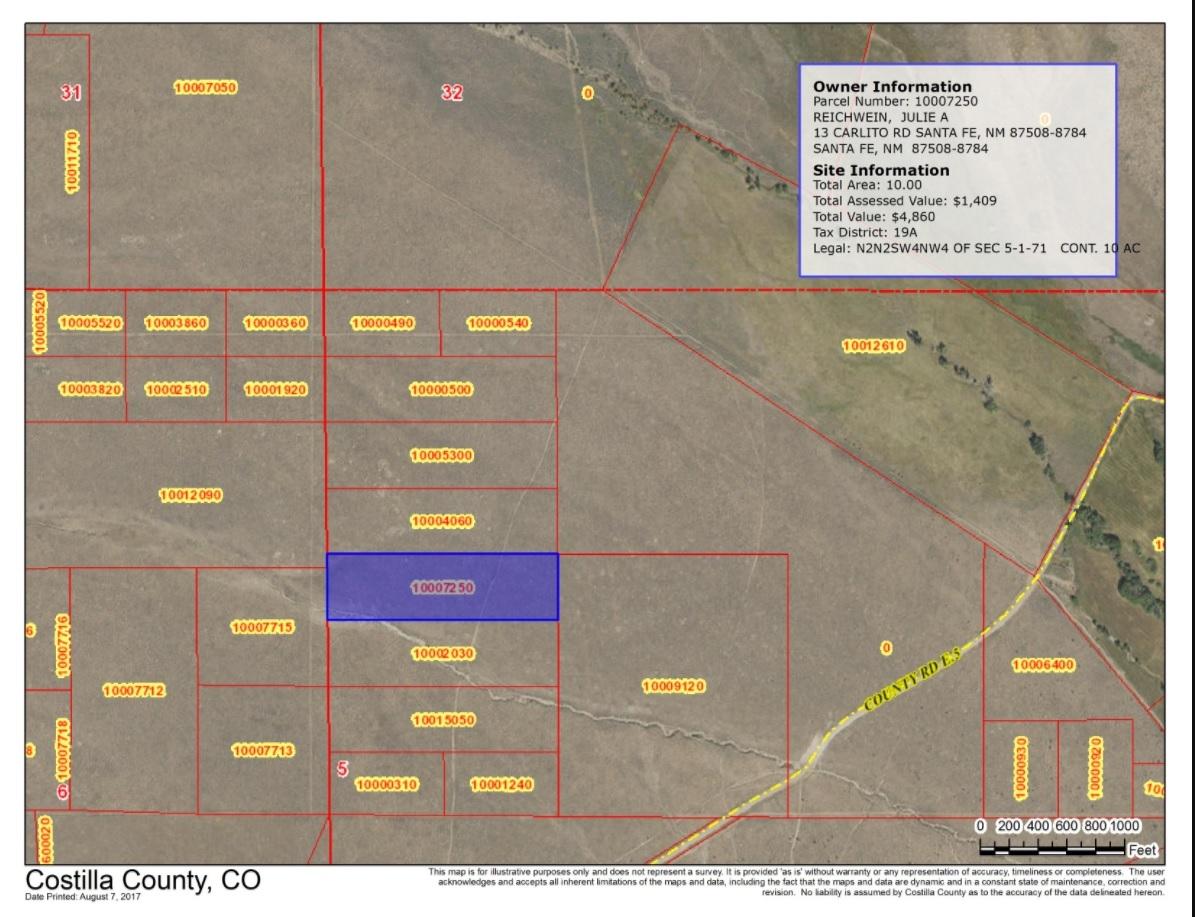  10.00 Acres for Sale in Los Fuertes, Colorado