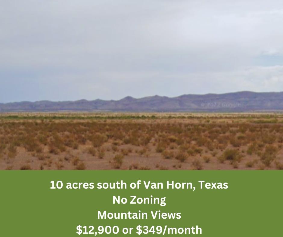  10 Acres for Sale in Van Horn, Texas